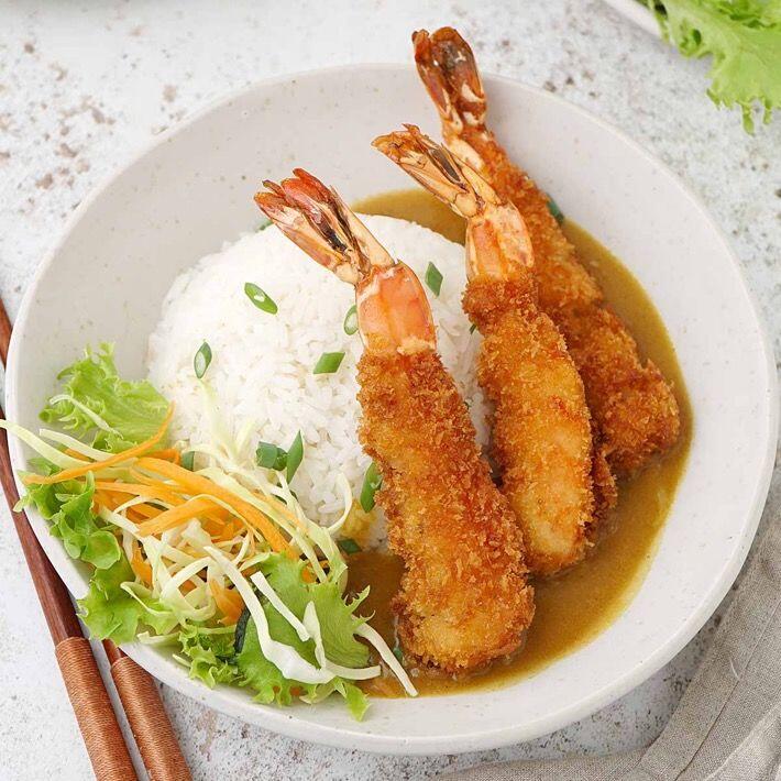 Shrimp Katsu Curry White Rice